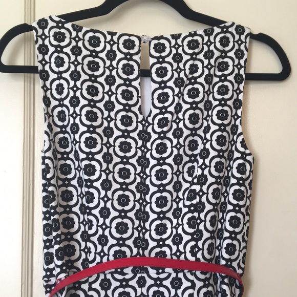 EUC Nine West Patterned MIDI Dress - Picture 6 of 8